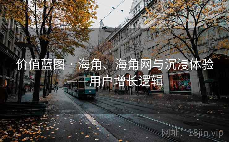 价值蓝图 · 海角、海角网与沉浸体验——用户增长逻辑