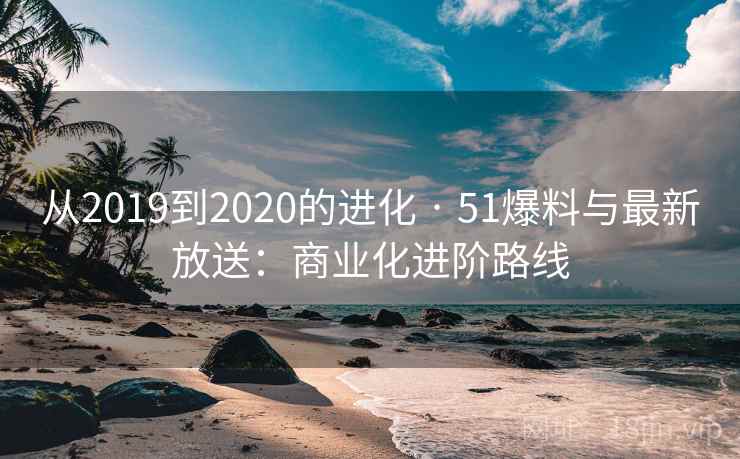 从2019到2020的进化 · 51爆料与最新放送：商业化进阶路线