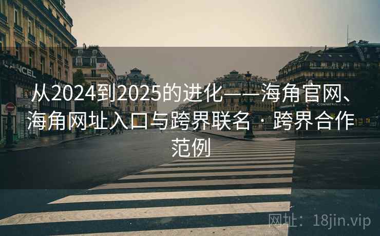 从2024到2025的进化——海角官网、海角网址入口与跨界联名 · 跨界合作范例