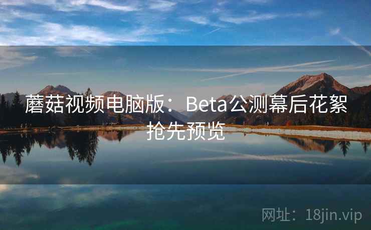 蘑菇视频电脑版：Beta公测幕后花絮抢先预览