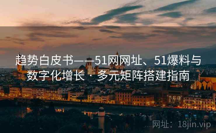 趋势白皮书——51网网址、51爆料与数字化增长 · 多元矩阵搭建指南  第2张
